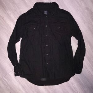 Black Button-Up Shirt